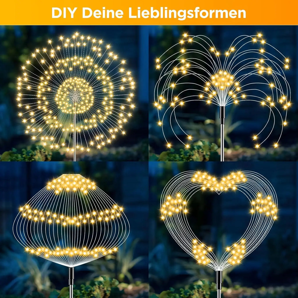 Solar Lights for Outdoor Garden 60/200/420LED Lighting Lawn Decor