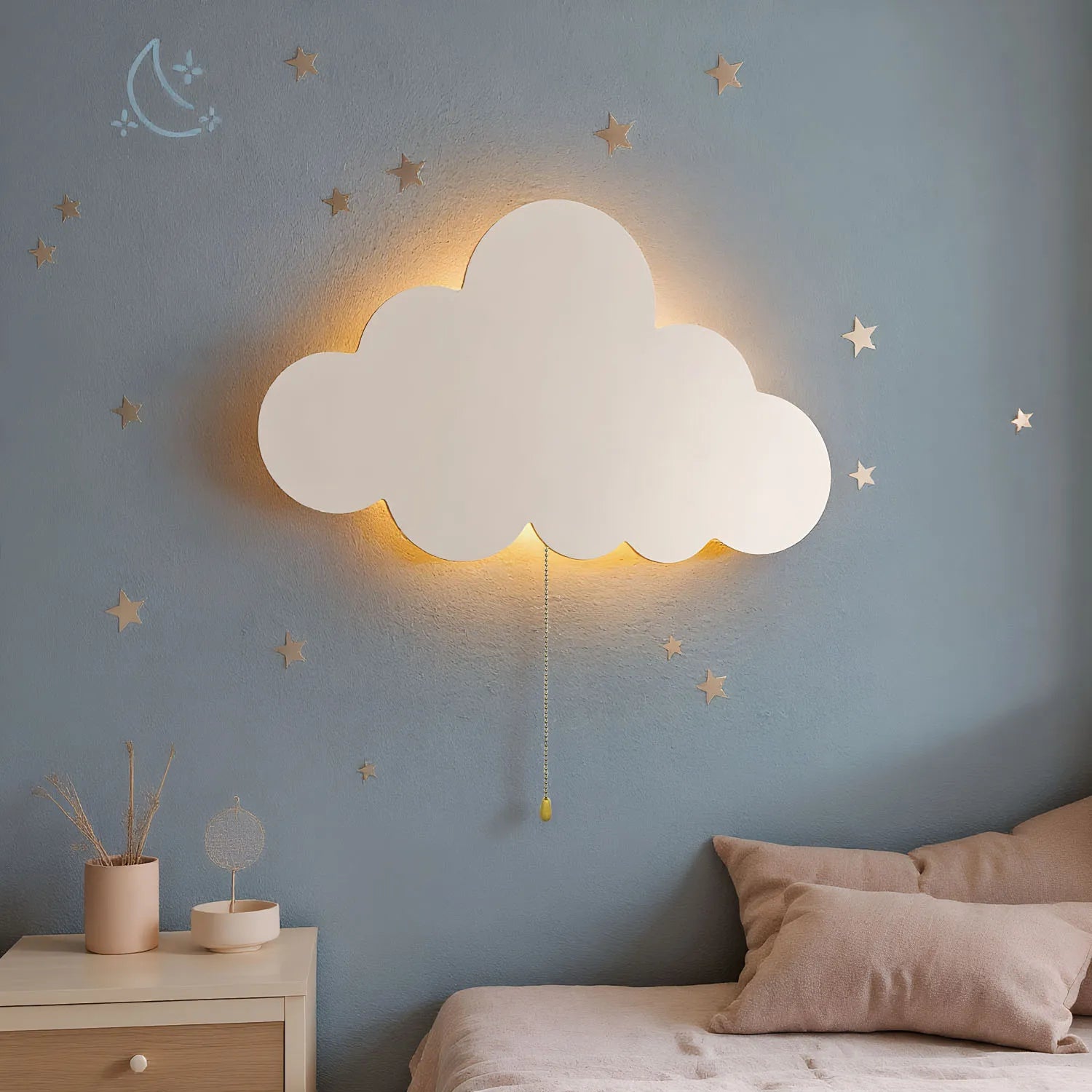 Cloud Light - Floating Cloud Wall Lamps for Nursery & Kids' Bedrooms
