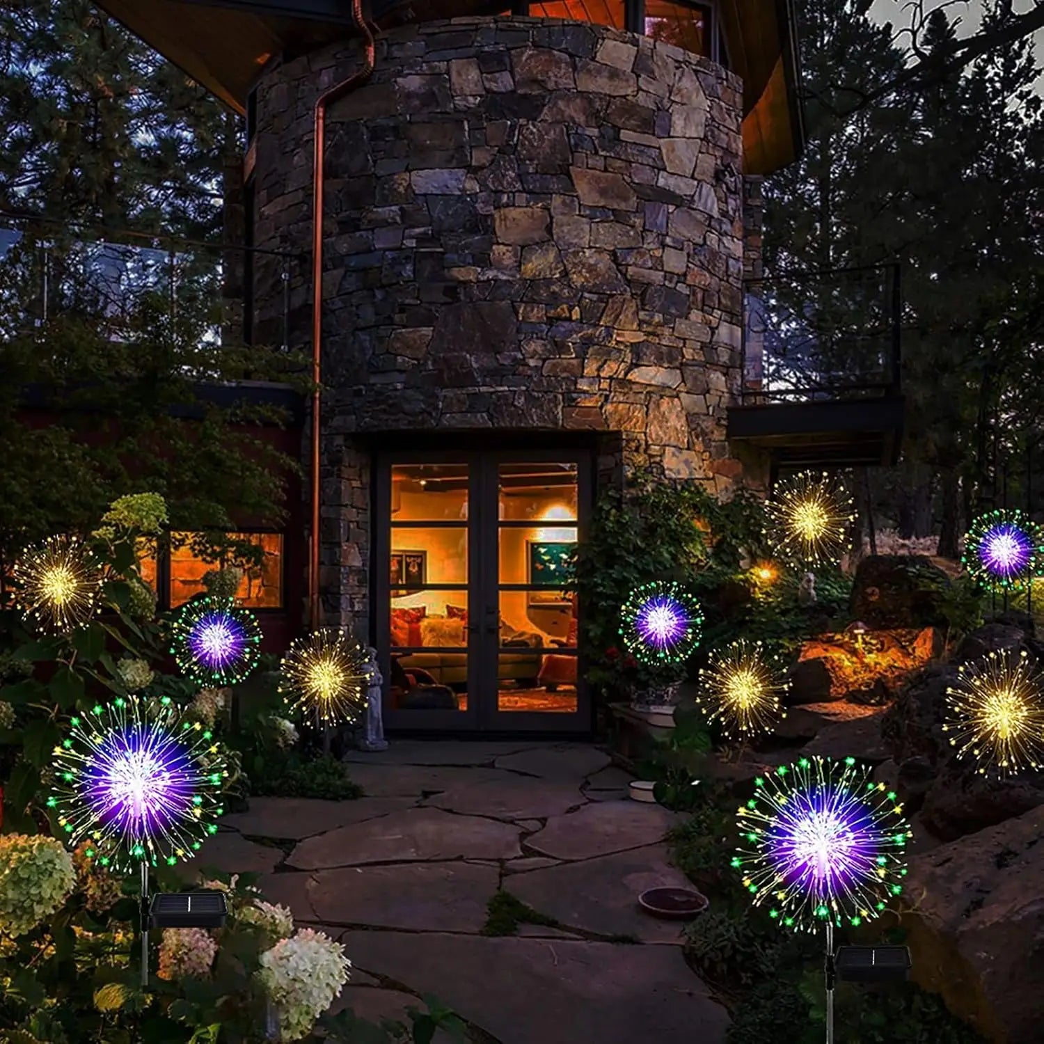 Solar Lights for Outdoor Garden 60/200/420LED Lighting Lawn Decor