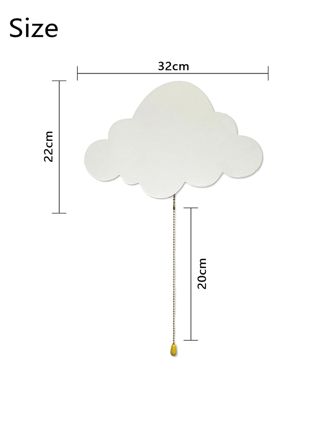 Cloud Light - Floating Cloud Wall Lamps for Nursery & Kids' Bedrooms